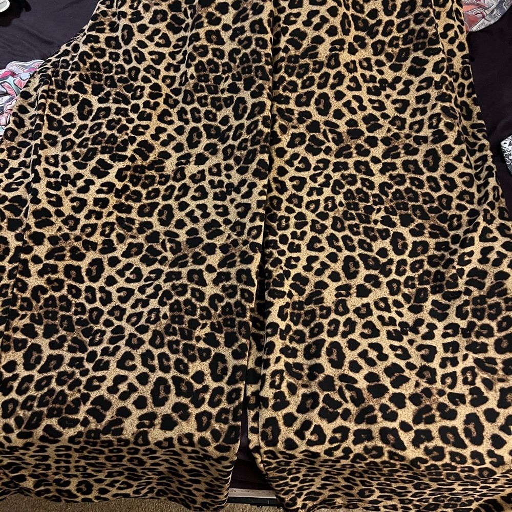 Torrid - Wide Leg Cheetah Pants
